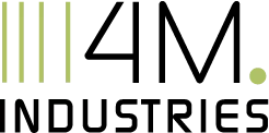 Logo 4M Industries, DJ Menuiserie à Parthenay